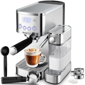Espresso and Cappuccino Machine with Automatic Milk Frother,20Bar Espresso Maker for Home, for Cappuccino or Latte,with ESE POD filter