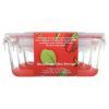 Set of 3 Glass Nesting Food Storage Containers with Lids 2 Cups; 4 Cups; 7.3 Cups