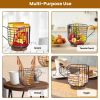Coffee Pod Holders Black Iron Wire K Cup Holder With Solid Wooden Base 30 Kcups Capsule Storage Espresso Organizer For Counter Kitchen Cafe Bar